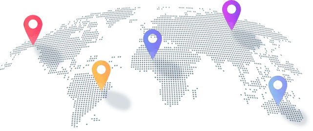 MINE IPTV Global Server Network Map